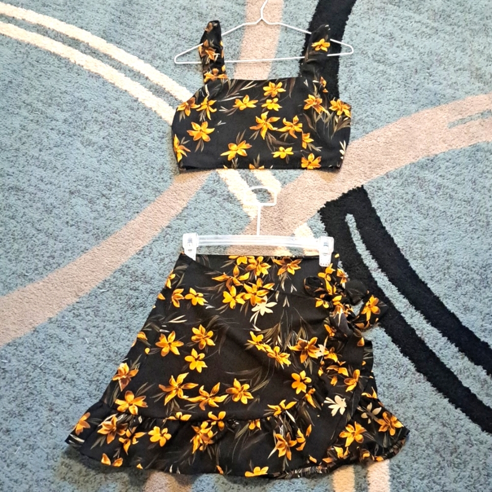 2 piece skirt set